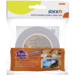 Stick’n by Hopax Oboustranná lepicí páska Re-Stick Tape 12 mm x 12 m – Zboží Dáma