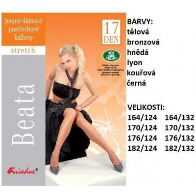 Ariadne Dámské punčochové kalhoty BEATA KOUŘOVÁ – Zboží Dáma