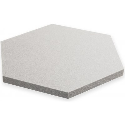 Akustický panel Bitmat šedý šestiúhelník 43,5x50 cm tloušťka 3 cm – Hledejceny.cz