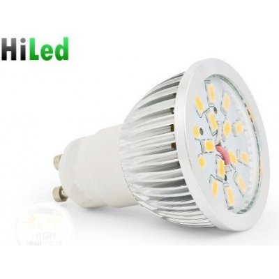 HiLed LED žárovka GU10 7W SMD 5630 studená bílá