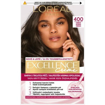 L'Oréal Excellence 400 hnědá 172 ml – Zboží Mobilmania