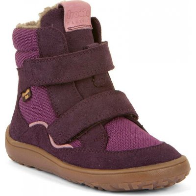 Froddo dívčí zimní barefoot boty TEX WINTER purple – Sleviste.cz