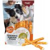 Pamlsek pro psa Duvo+ dog Bones! Twist.chicken jerky sticks 12,5 cm 100 g