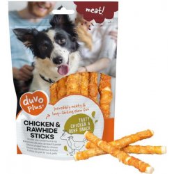 Duvo+ dog Bones! Twist.chicken jerky sticks 12,5 cm 100 g