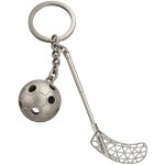 Přívěsek na klíče FLOORBEE Stick & Ball stříbrná – Zboží Dáma