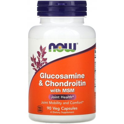 Now Foods Glukosamin Chondroitin a MSM 90 veg kapslí – Hledejceny.cz