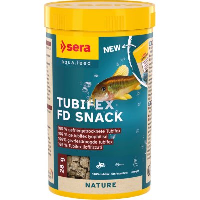 Sera Tubifex FD Snack Nature 28 g – Zbozi.Blesk.cz