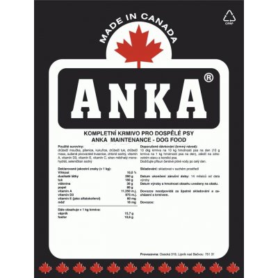 Anka Maintenance 10 kg – Hledejceny.cz