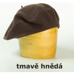 Dámský vlněný baret 105´ tmavě hnědá – Hledejceny.cz