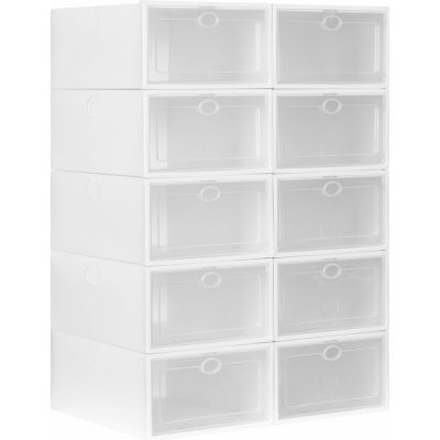 ModernHome PJJSB0002 42,5 × 30,5 × 61,5 cm bílý – Zboží Dáma