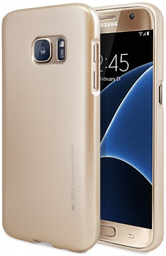 Pouzdro Goospery i Jelly Case Samsung Galaxy A3 2017 A320F zlaté