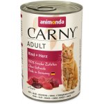 ANIMONDA Carny Adult konzerva pro kočky hovězí a srdce 400g