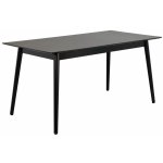 Rowico Černý jasanový jídelní stůl Lotta 140 x 90 cm – Zboží Mobilmania