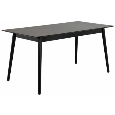 Rowico Černý jasanový jídelní stůl Lotta 140 x 90 cm – Zboží Mobilmania