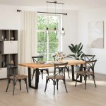 Omaxi 958052 Nohy k jídelnímu stolu ve tvaru V 2 ks černé 60 x 72-73,3 cm ocel – Hledejceny.cz