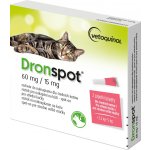 Dronspot 60 mg/15 mg spot-on pro střední kočky 2 x 0,7 ml – Zboží Mobilmania