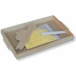 Montessori pískový tác se skleněným dnem – Zboží Dáma