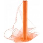 Paper Design Organza obšitá 40cm/9m - oranžová - 242014 – Zboží Dáma