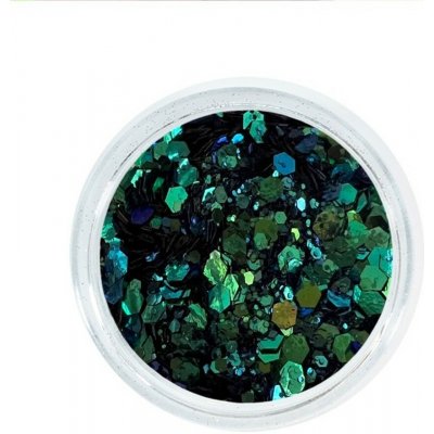 Aglia EUPHORIA EMERALD glitry na nehty 1.5 g – Hledejceny.cz