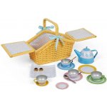 Bigjigs Toys Pikniková sada v košíku – Zboží Dáma