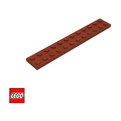 LEGO® 2445 Podložka 2x12 Světle-Hnědá – Zboží Mobilmania