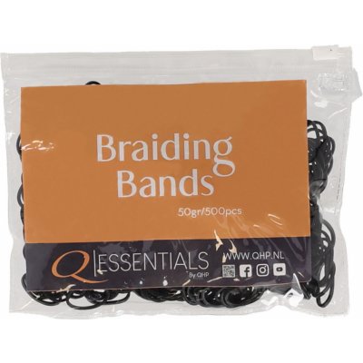 Q-essentials Gumičky do hřívy Q-essentials, černé – Zboží Dáma
