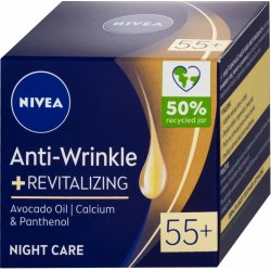 Nivea Anti-Wrinkle Revitalizing Night Cream noční krém na všechny typy pleti 50 ml