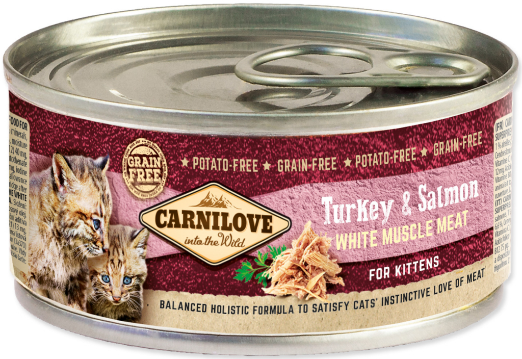 Carnilove White Muscle Meat Turkey & Salmon for Adult Cats 12 x 100 g
