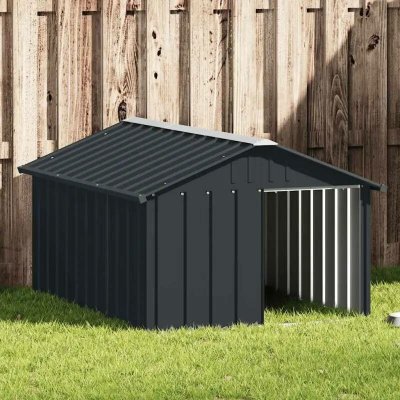 vidaXL Psí bouda antracitová 116,5 x 153 x 81,5 cm – HobbyKompas.cz
