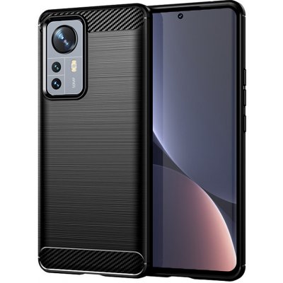Techsuit Carbon Silicone ochranné pro Xiaomi 12 Pro - Černé KF237250 – Zboží Živě