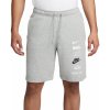 Pánské kraťasy a šortky Nike m nk club+ ft short mlogo FB8830-063 šedá