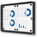 Jansen Display Interiérová vitrína Economy 2xA4 491 x 350 mm – Zboží Živě