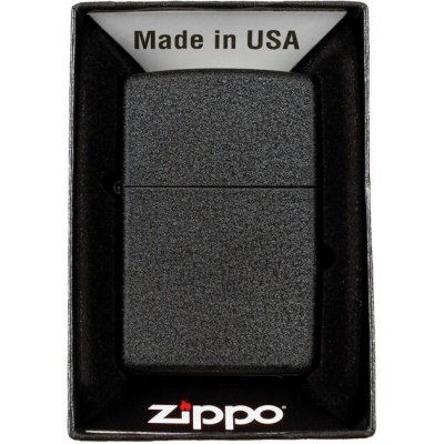 Zippo MFH Black Crackle větruodolný nenaplněný – Hledejceny.cz