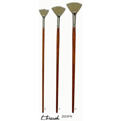 Štětec Simply-T Academy Bristle - vějíř Velikost štětce: 2 – Zboží Dáma