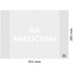 Obal na Angličtinu PVC 451x283 mm hrubý transparentní – Zboží Dáma