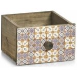 ZELLER Dekorativní dřevěná zásuvka MOSAIC 17 x 18,5 x 11,5 cm – Hledejceny.cz