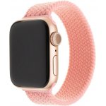 FIXED Nylon Strap na Apple Watch 42/44/45mm XS růžový FIXENST-434-XS-PI – Zboží Mobilmania