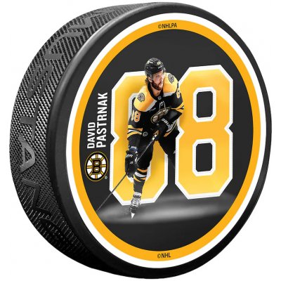 Mustang Puk Boston Bruins NHL David Pastrňák #88 Breakout Series Puck – Zboží Dáma