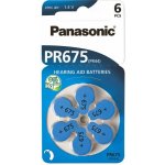 Panasonic baterie do naslouchadel 6ks PR675(44H)/6LB – Zboží Mobilmania