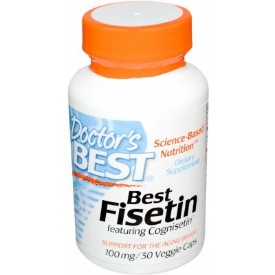 Doctor's Best Fisetin Featuring Cognisetin 100 mg 30 kapslí