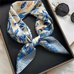 šátek UN 38931 modrá bílá – Zboží Mobilmania