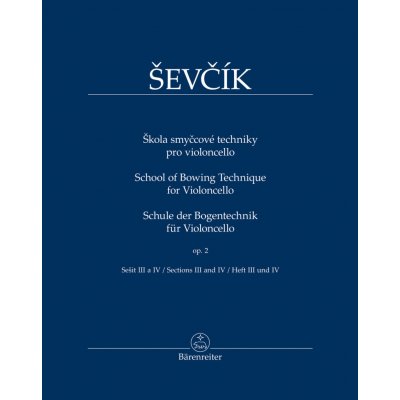 Škola smyčcové techniky pro violoncello op. 2 sešit III a IV – Hledejceny.cz