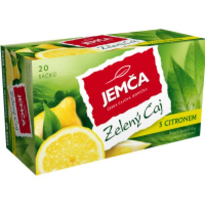 Jemča zelený čaj s citronem 20 x 1,5 g