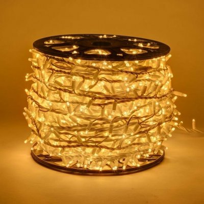 DLED SKNX0102W DecoLED LED světelný řetěz, 100m, teple bílá, 2000 diod, bílý kabel, IP67 SKNX0102W – Hledejceny.cz
