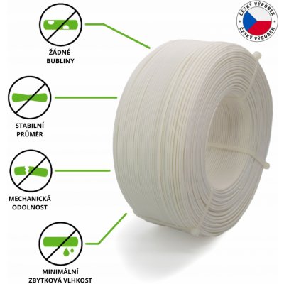 3DFOX PLA Refill bílá 1 kg, 1,75 mm – Zboží Živě