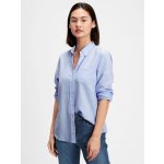 GAP Košile boyfriend oxford Modrá – Zboží Mobilmania
