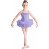 Dívčí taneční sukně a dresy Trikot Bloch Desdemona se sukýnkou CL7120 šeříková fialová