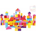 Bino 84203 Kostky set 100 ks v kyblíku nové barvy – Zboží Dáma