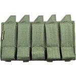 AS-Tex Samosvorná zásobníková Molle pro 5x MP5/EVO3 zelená – Zboží Mobilmania