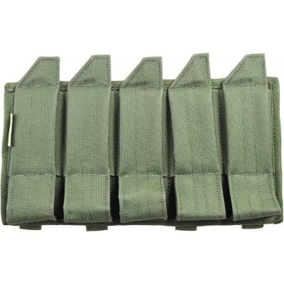 AS-Tex Samosvorná zásobníková Molle pro 5x MP5/EVO3 zelená – Zboží Mobilmania